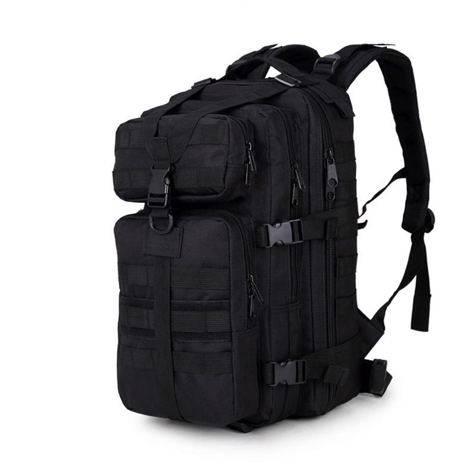 35L Tactical Assault Pack Backpack in various colors, showcasing its durable design and spacious compartments.