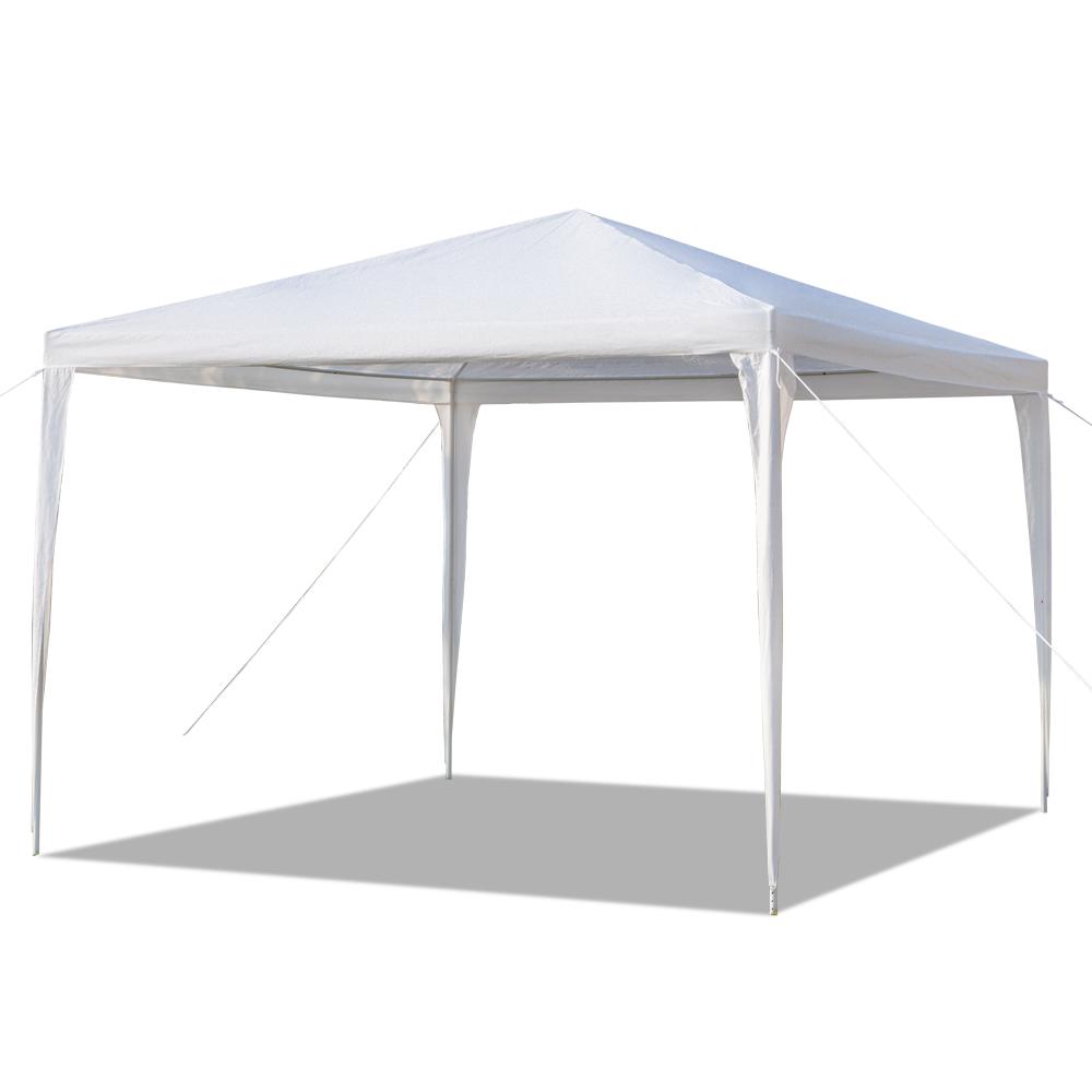 3x3m heavy-duty waterproof party wedding tent set up outdoors, showcasing its spacious design and durable structure.