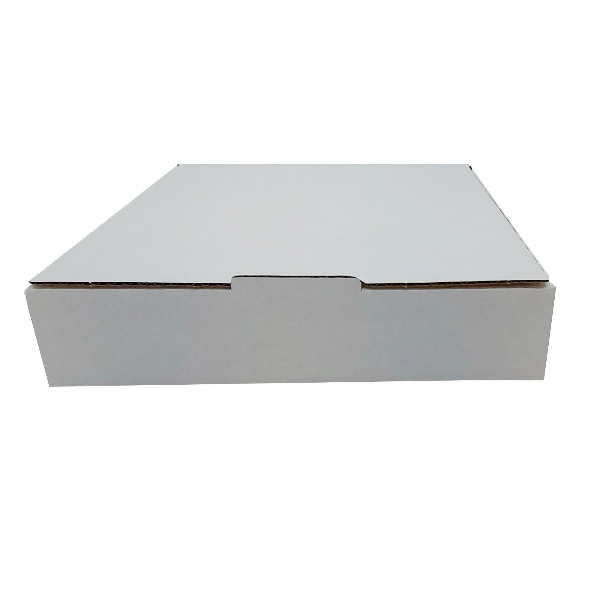 A stack of 40 white die-cut mailing boxes, each measuring 230x165x45 mm, ideal for shipping small items securely.