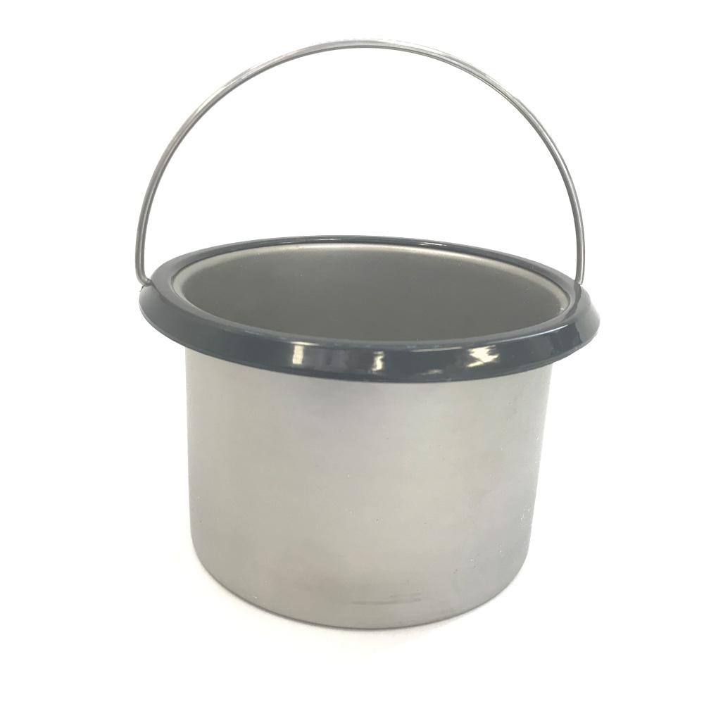 500ml aluminium wax pot insert with a plastic lid, designed for wax heaters.