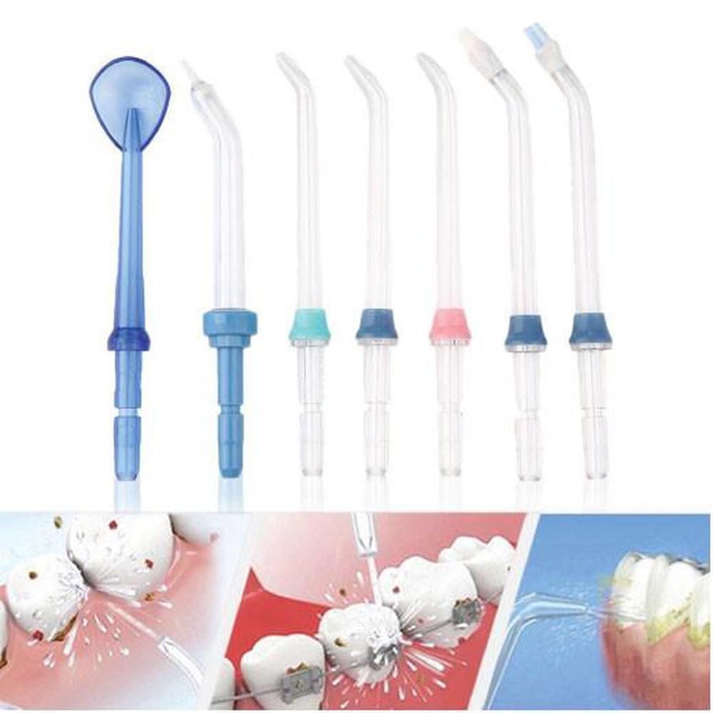 600ml Dental Water Flossing Teeth Flosser with ergonomic design and multiple tips for family use.