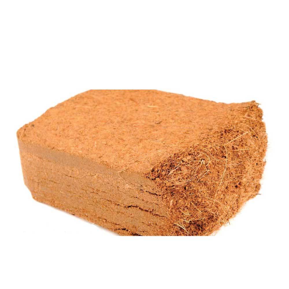 650g Coco Brick Premium Coir Peat Organic Plant Growth Medium, compressed block ready to expand into 9L of coir for optimal plant growth.