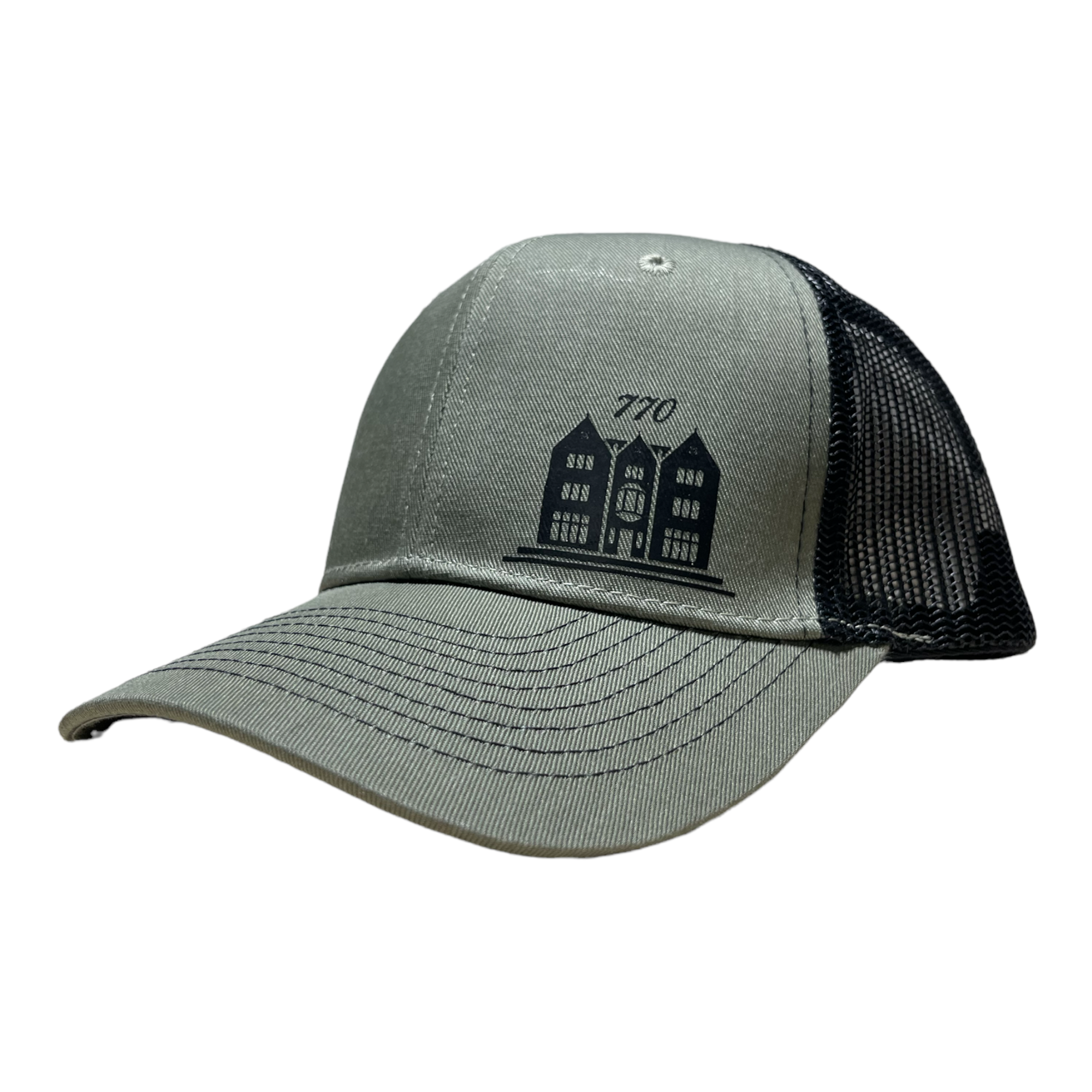 770 mesh cap Chabad hat featuring breathable mesh fabric and stylish design, suitable for community events.