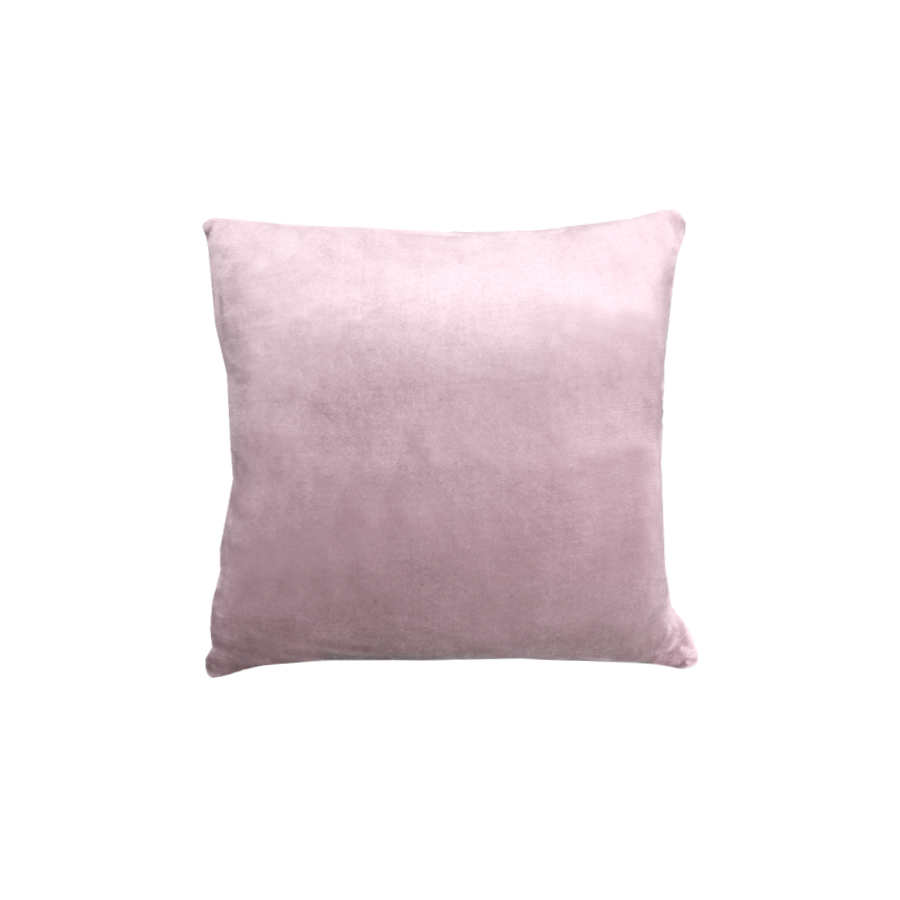 Alastairs Augusta Faux Mink Square Cushion in Blush color with quilted design, showcasing luxurious faux mink fabric and soft touch.