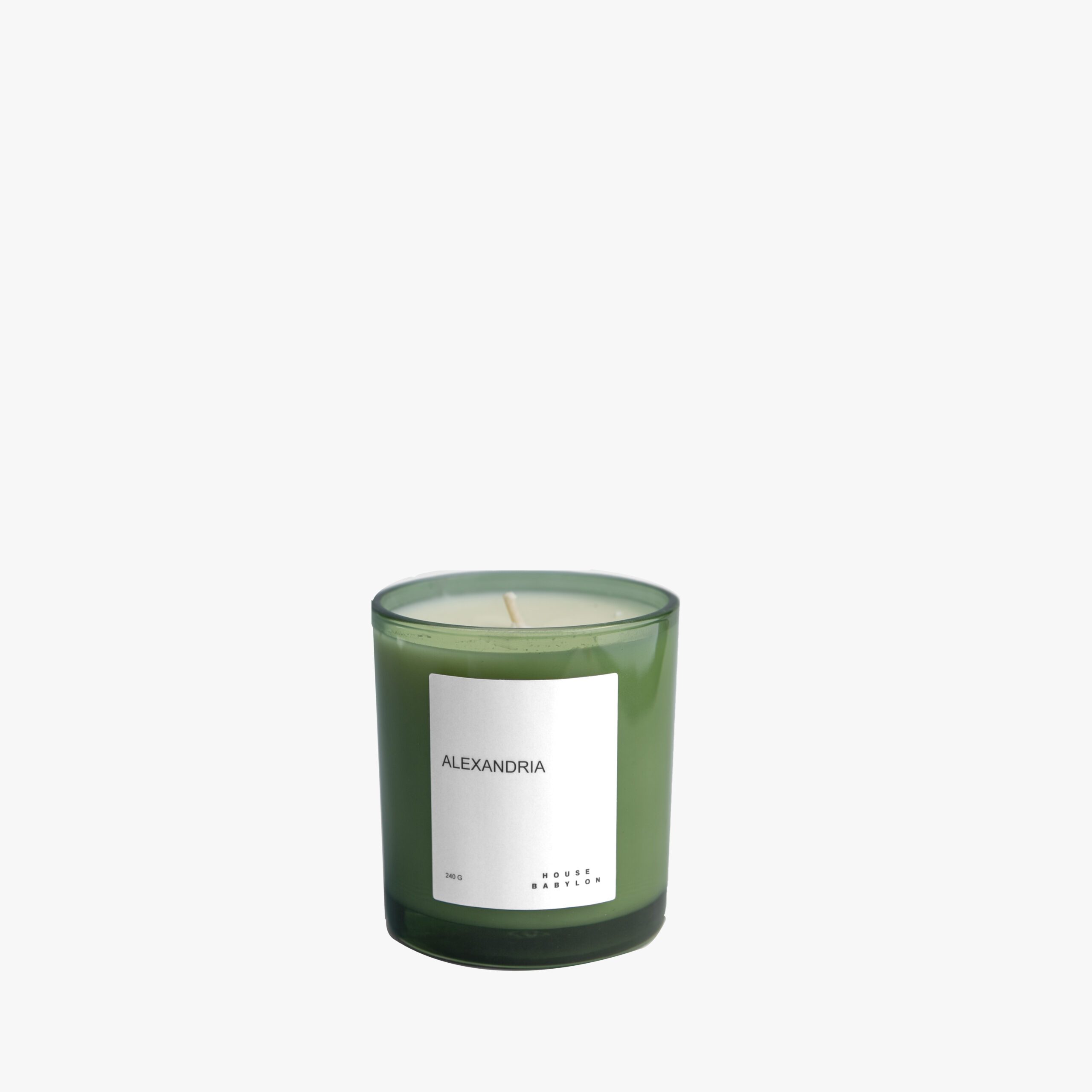 Green Alexandria scented candle.