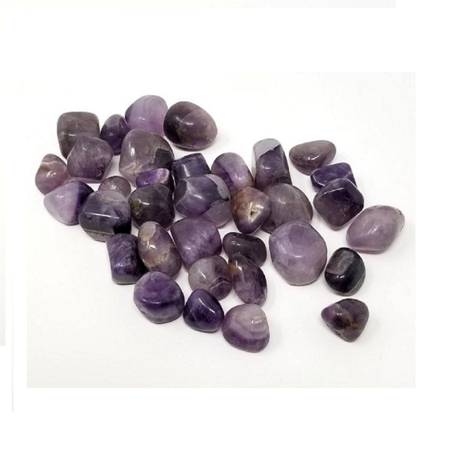 A 1 lb Amethyst stone showcasing its rich purple hues and natural crystal formations, perfect for healing and chakra balancing.