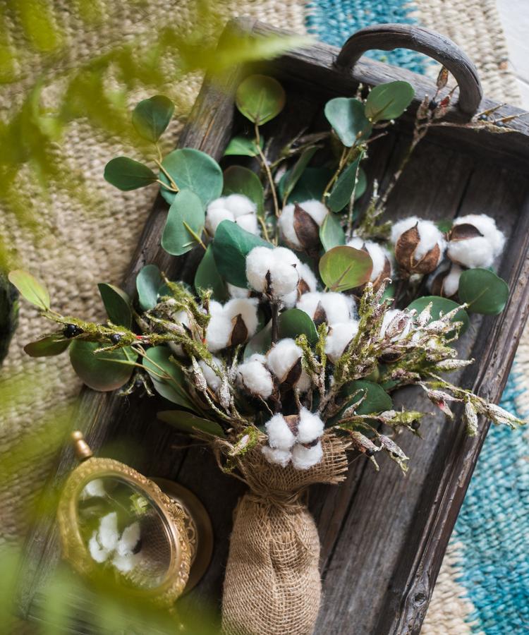 Antique Wood Tray made from solid wood, featuring a unique handcrafted design with natural brown tones.