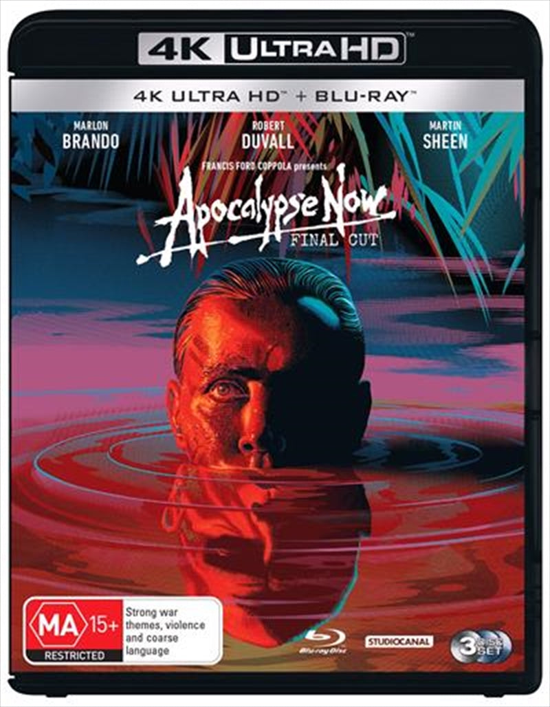 Apocalypse Now - Final Cut UHD Blu-ray cover featuring dramatic imagery from the film.