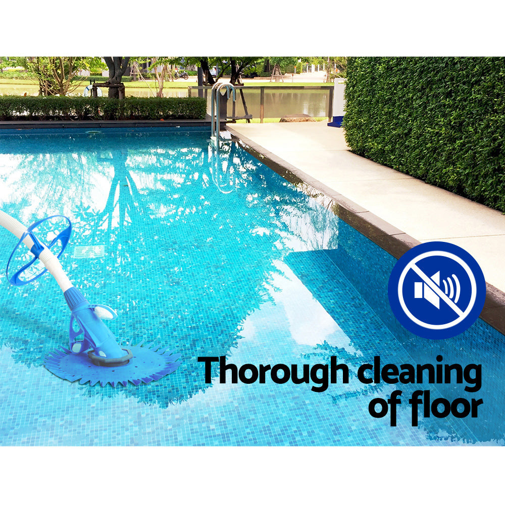 Aquabuddy Pool Cleaner Automatic Floor Climb Wall Vacuum with 10m hose, designed for efficient pool cleaning.