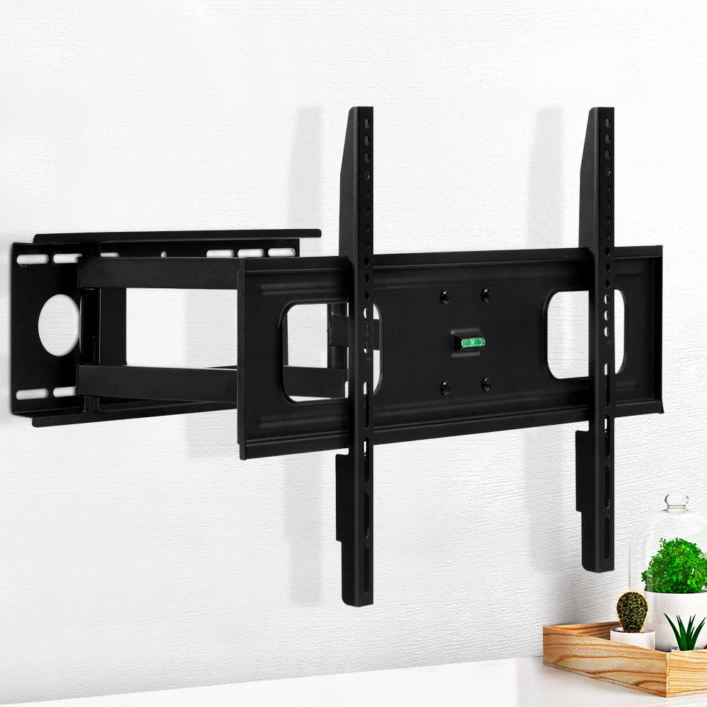 Artiss Full Motion TV Wall Mount Bracket in black, designed for 32" to 70" TVs with tilt and swivel features.