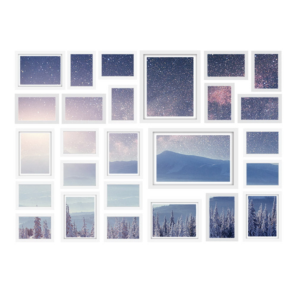 Artiss Photo Frames set featuring 26 frames in various sizes, perfect for creating a personalized photo wall display.