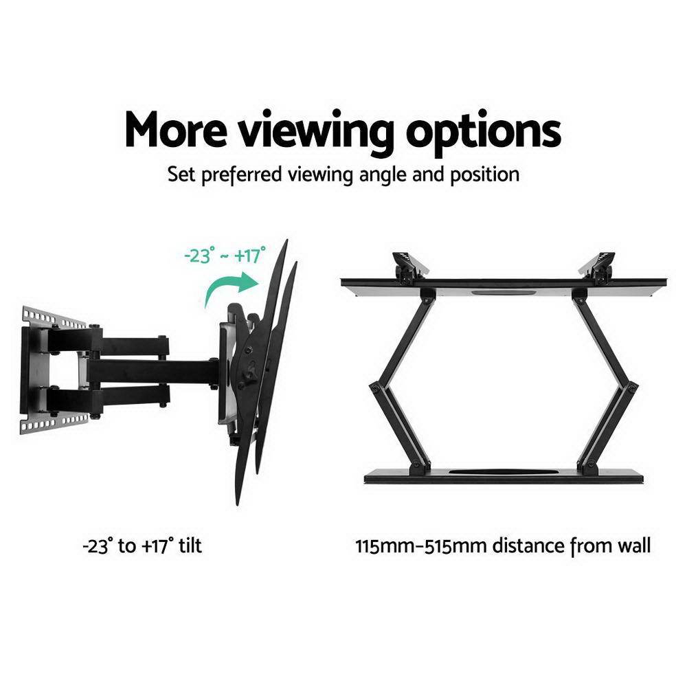 Artiss TV Wall Mount Bracket designed for 32" to 80" TVs, featuring a slimline design with tilt and swivel capabilities.