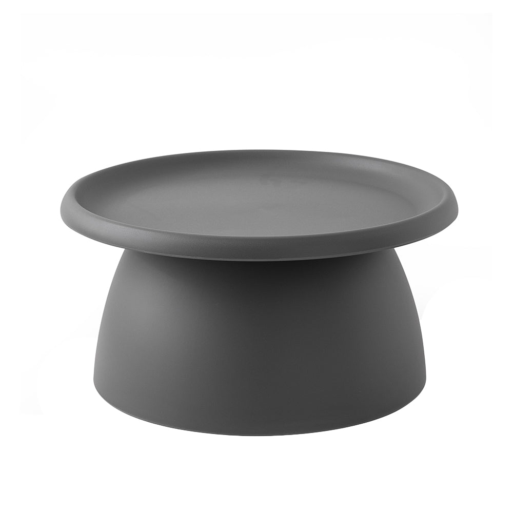 ArtissIn Coffee Table in grey, featuring a mushroom design with soft curves and a smooth surface, perfect for modern home decor.