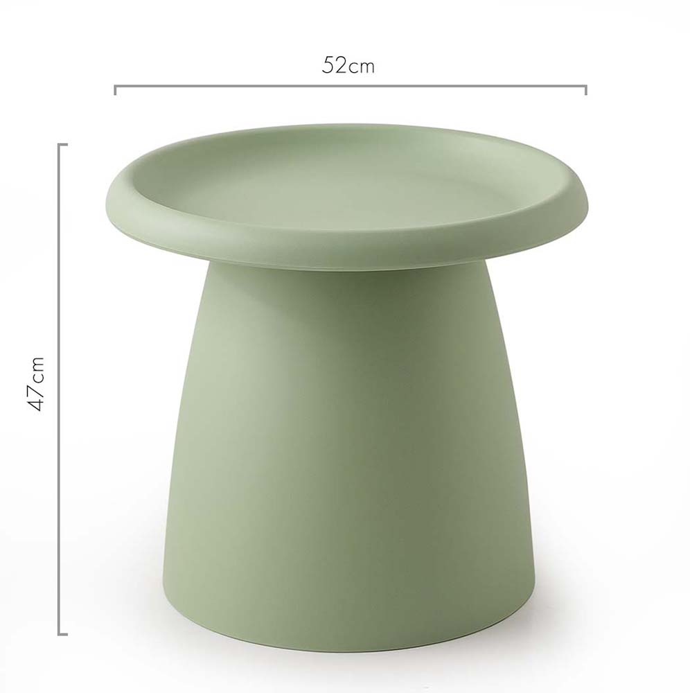 ArtissIn Coffee Table featuring a round design with soft curves, available in vibrant colors, perfect for outdoor use.