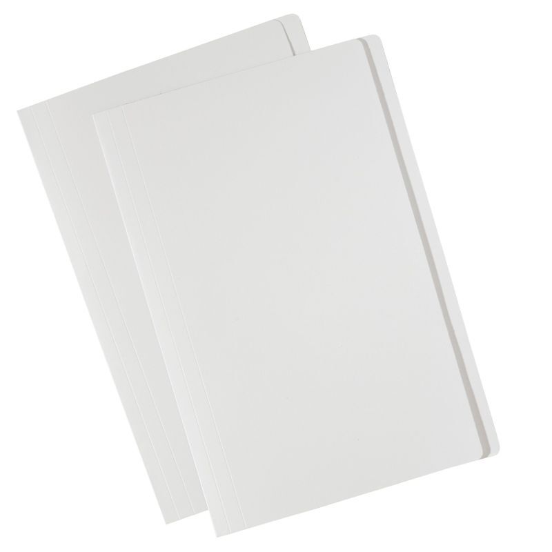 AVERY Manilla Folder Whit FC Pack of 10, featuring a clean white design, ideal for organizing documents with metallic and colored pens.