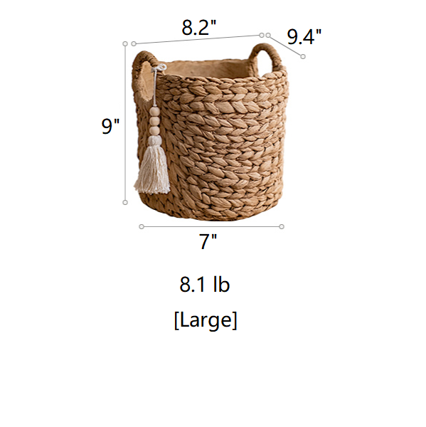 Bag with Tassel Cement Planter in khaki color, featuring a drainage hole and stylish design, perfect for indoor or outdoor use.