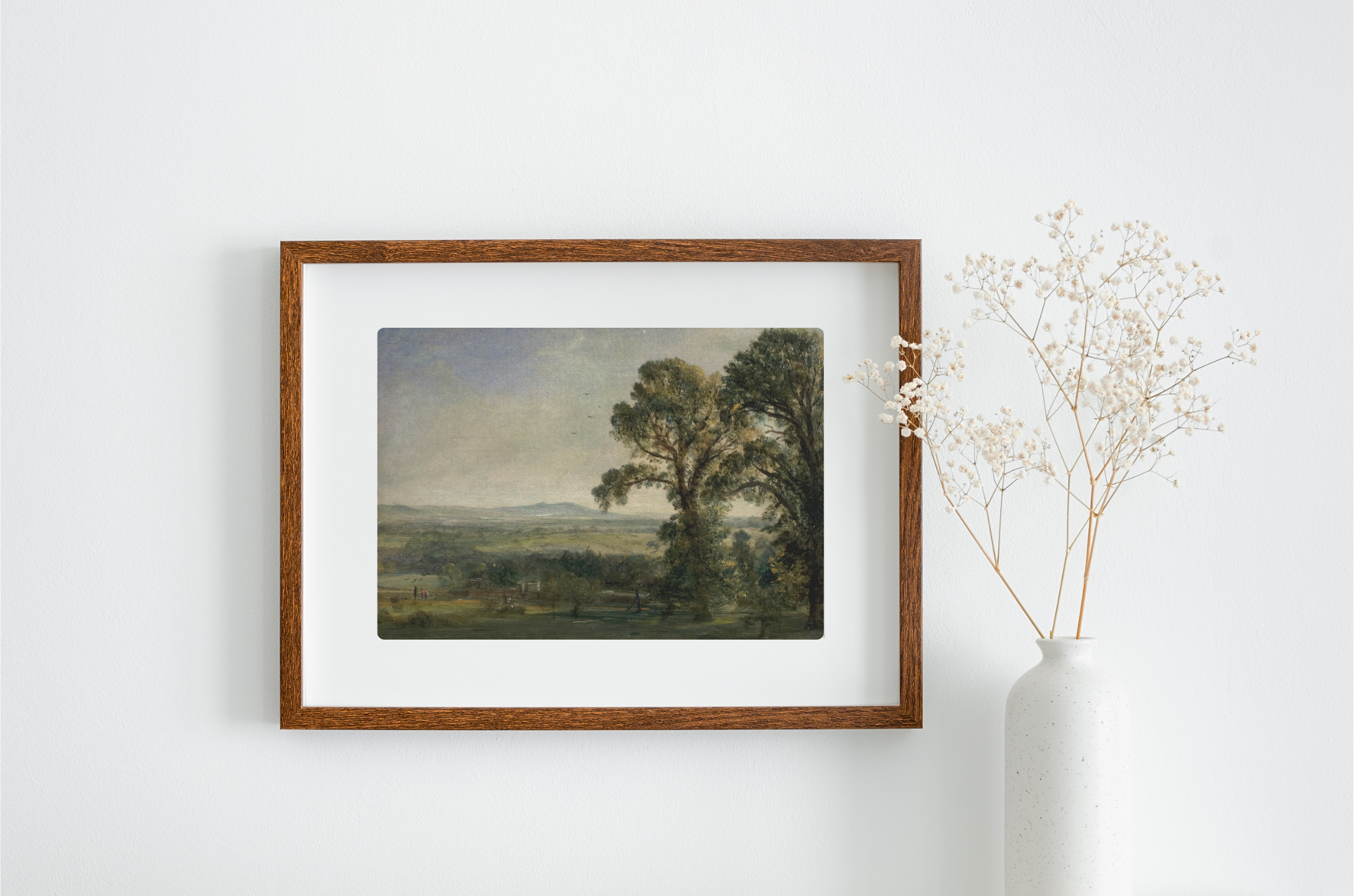 Bardon Hill Art Print showcasing a vibrant landscape with rich colors and textures on museum-grade canvas.