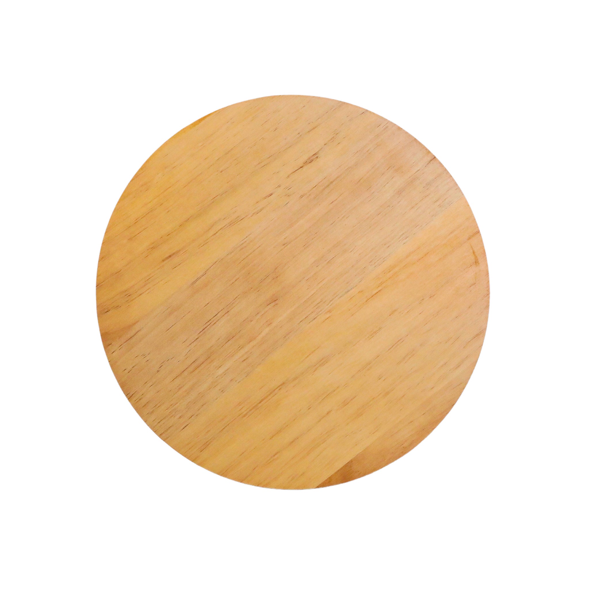 A beautifully crafted 13-inch Basketball Wood Board featuring natural wood grain patterns and grooved edges for practical use in the kitchen.