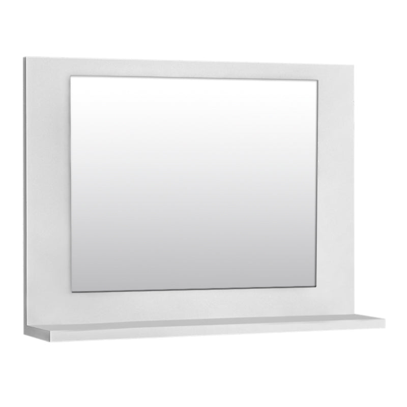 Sleek SLIM White Bathroom Mirror measuring 60x10x45cm, featuring a modern design and high reflectivity.