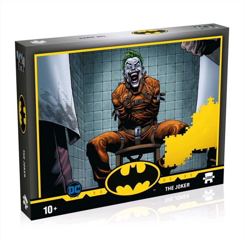 Batman - Joker 1000 piece jigsaw puzzle featuring vibrant artwork of Batman and the Joker in an engaging design.