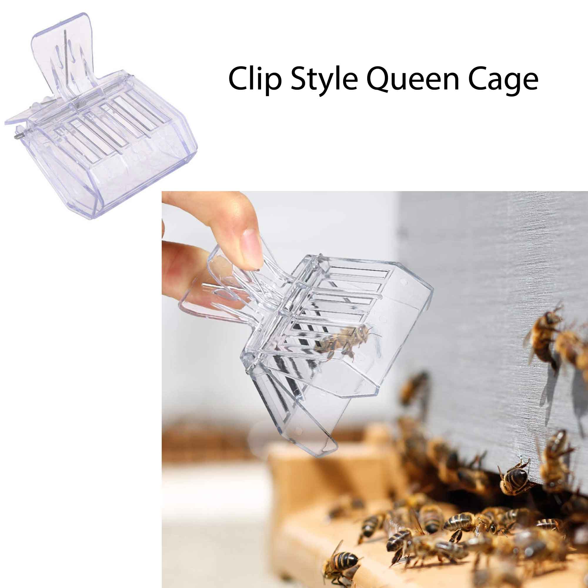 8-piece beekeeping tools kit including smoker, bee brush, uncapping tools, and queen marker.