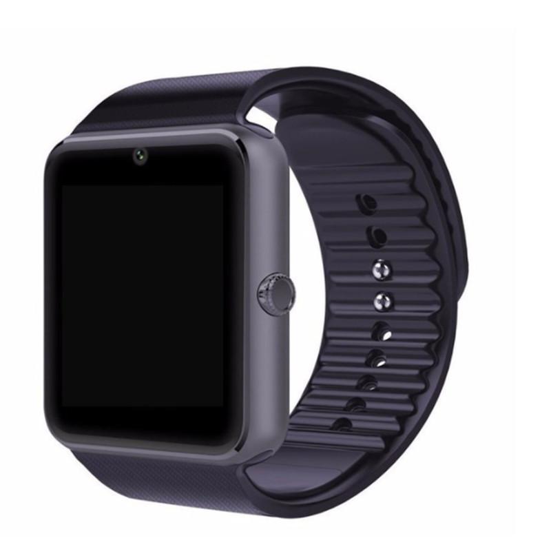 Bestseller Smart Watch GT08 in black, showcasing its sleek design and features like SIM card slot and fitness tracking.