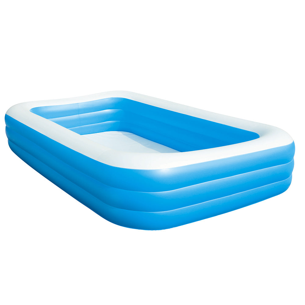 Bestway Inflatable Kids Pool with vibrant colors and sturdy design, perfect for summer fun in the backyard.