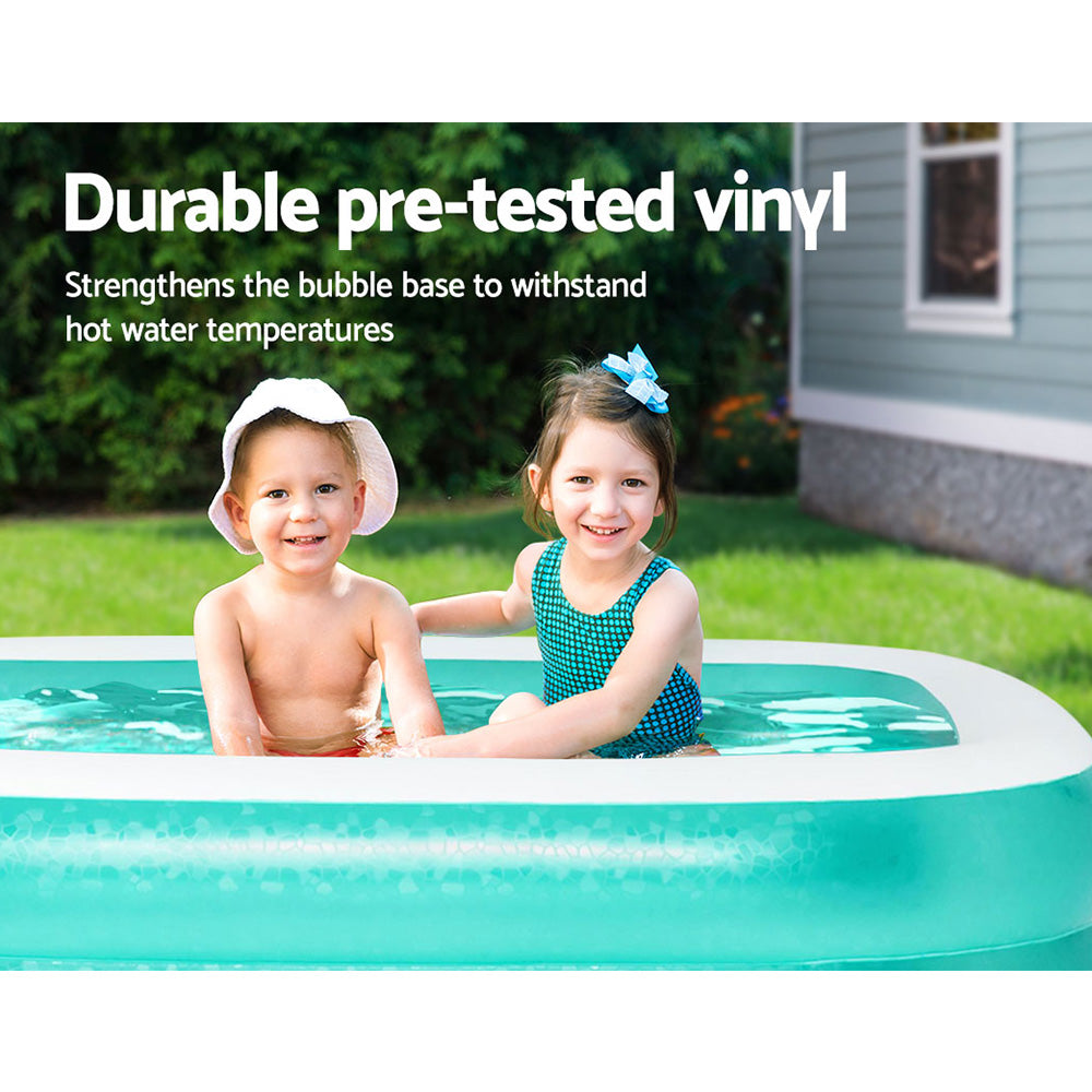 Bestway Kids Play Pool featuring sturdy vinyl construction and textured sidewalls, perfect for children's summer fun.