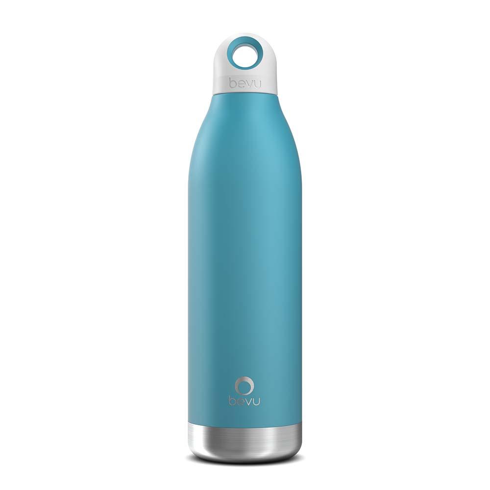 Bevu® DUO Insulated Bottle in Teal, 550ml, showcasing its sleek design and double vacuum insulation.