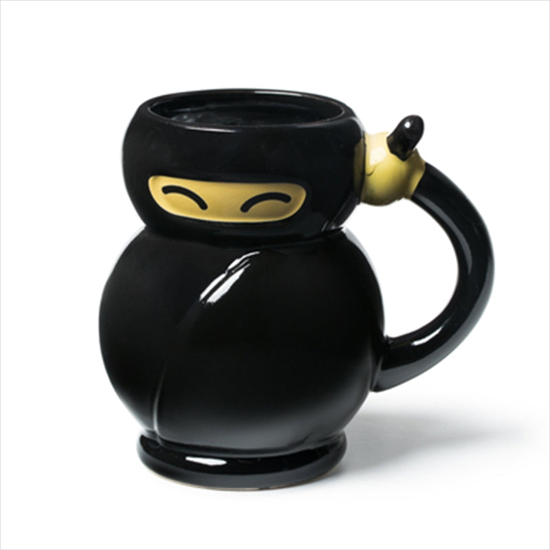 BigMouth Ninja Mug with 'Trust me, I'm a ninja!' design, perfect for coffee or tea.