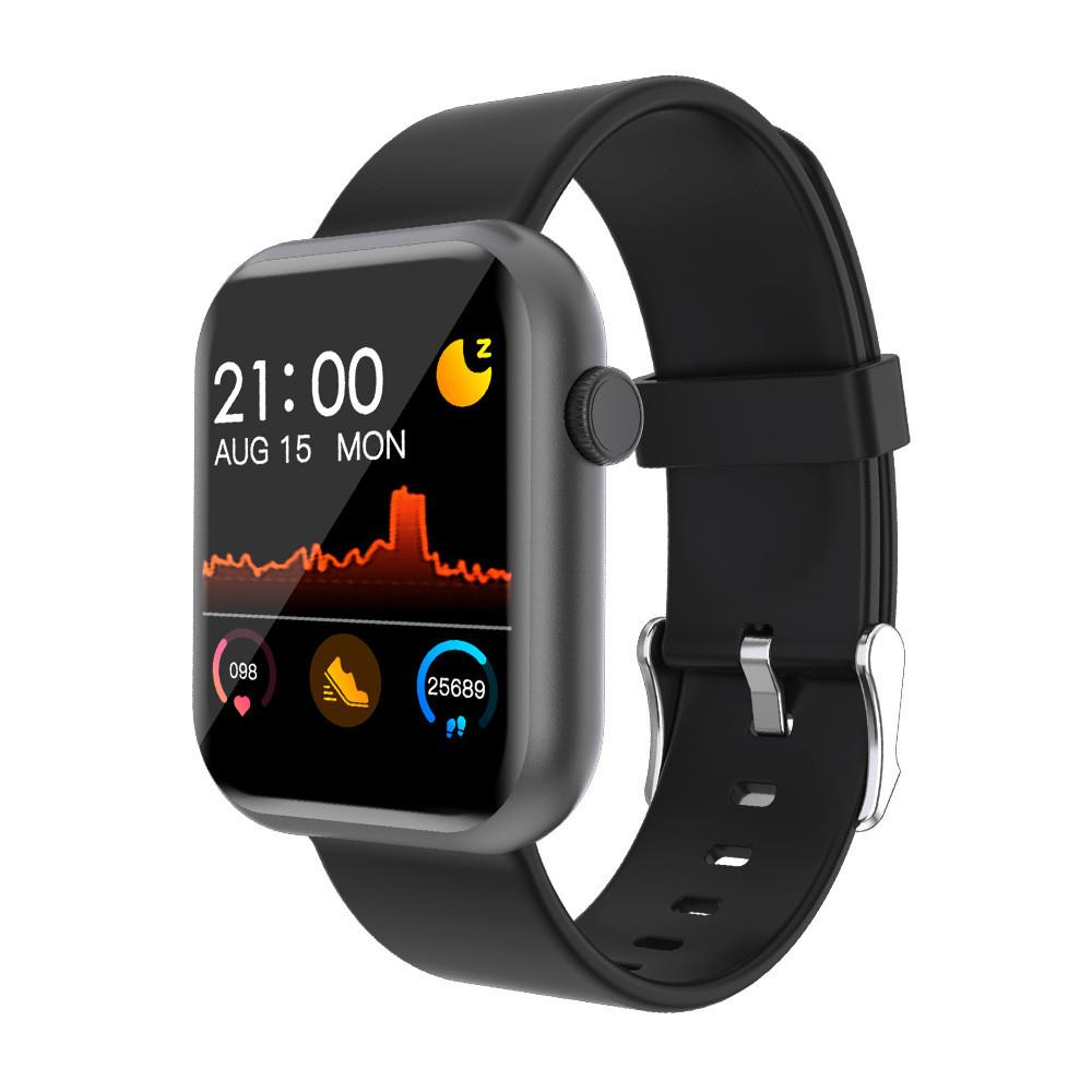 Bluetooth Android Smart Watch for men and women with built-in games and health tracking features, showcasing a sleek design.