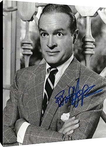 Bob Hope Autograph Promo Print Canvas Wall Art featuring a printed signature, ideal for home or office decor.