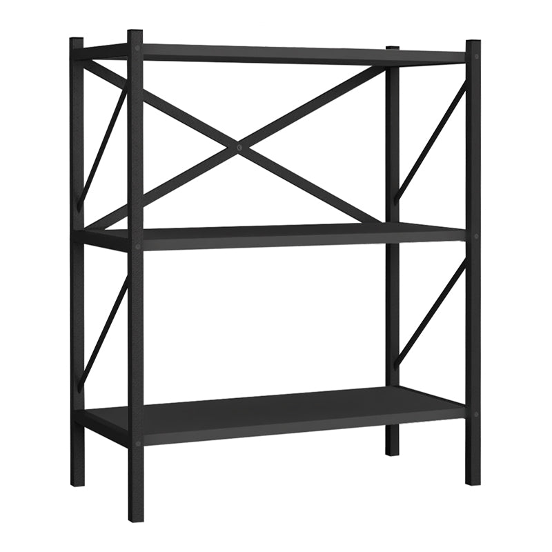 Stylish PINIA Anthracite Bookcase with three shelves, perfect for modern interiors.