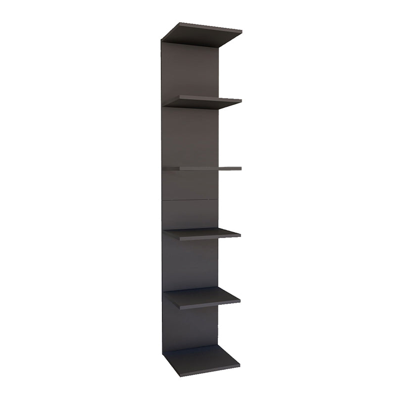 THOMAS Anthracite Bookcase, modern wall shelf with sleek design, perfect for home or office use.