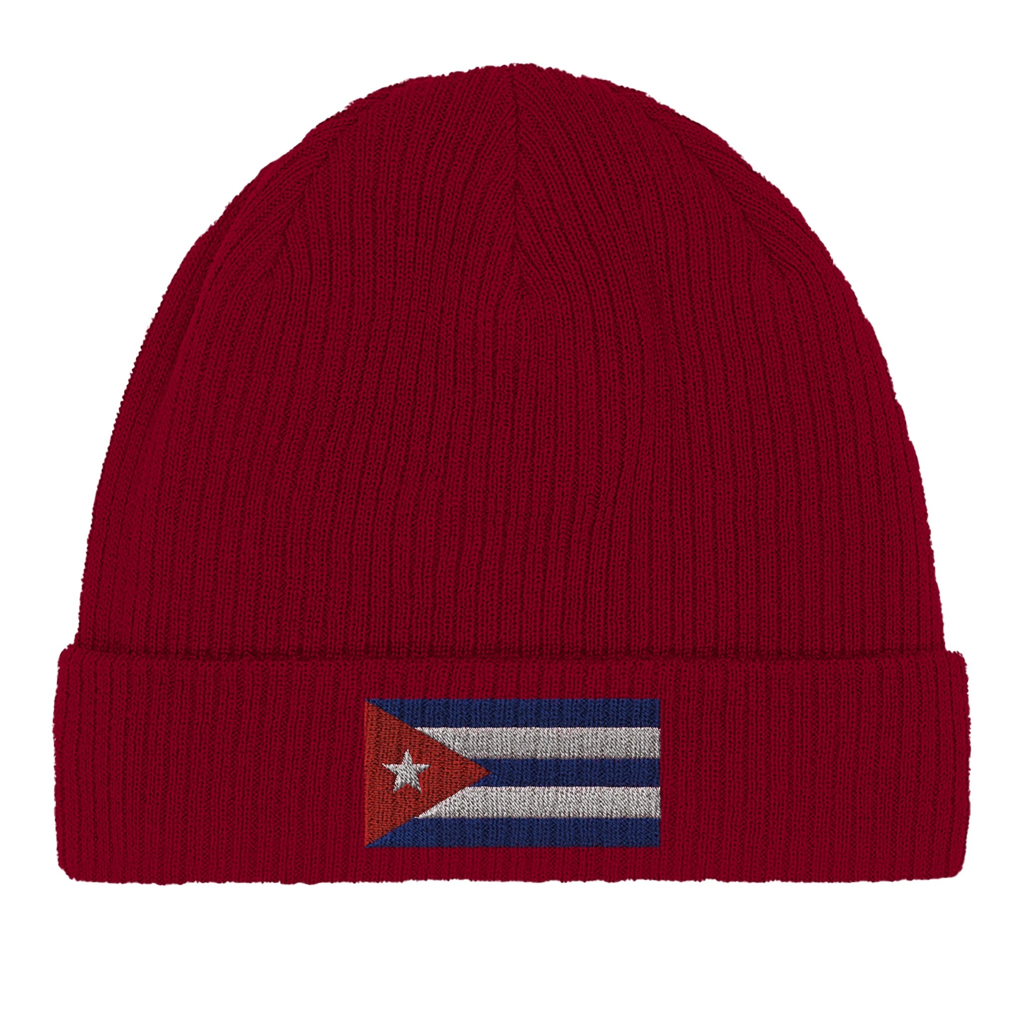 Bonnet en coton Drapeau de Cuba, fabriqué en coton biologique, léger et respirant, idéal pour un style décontracté.