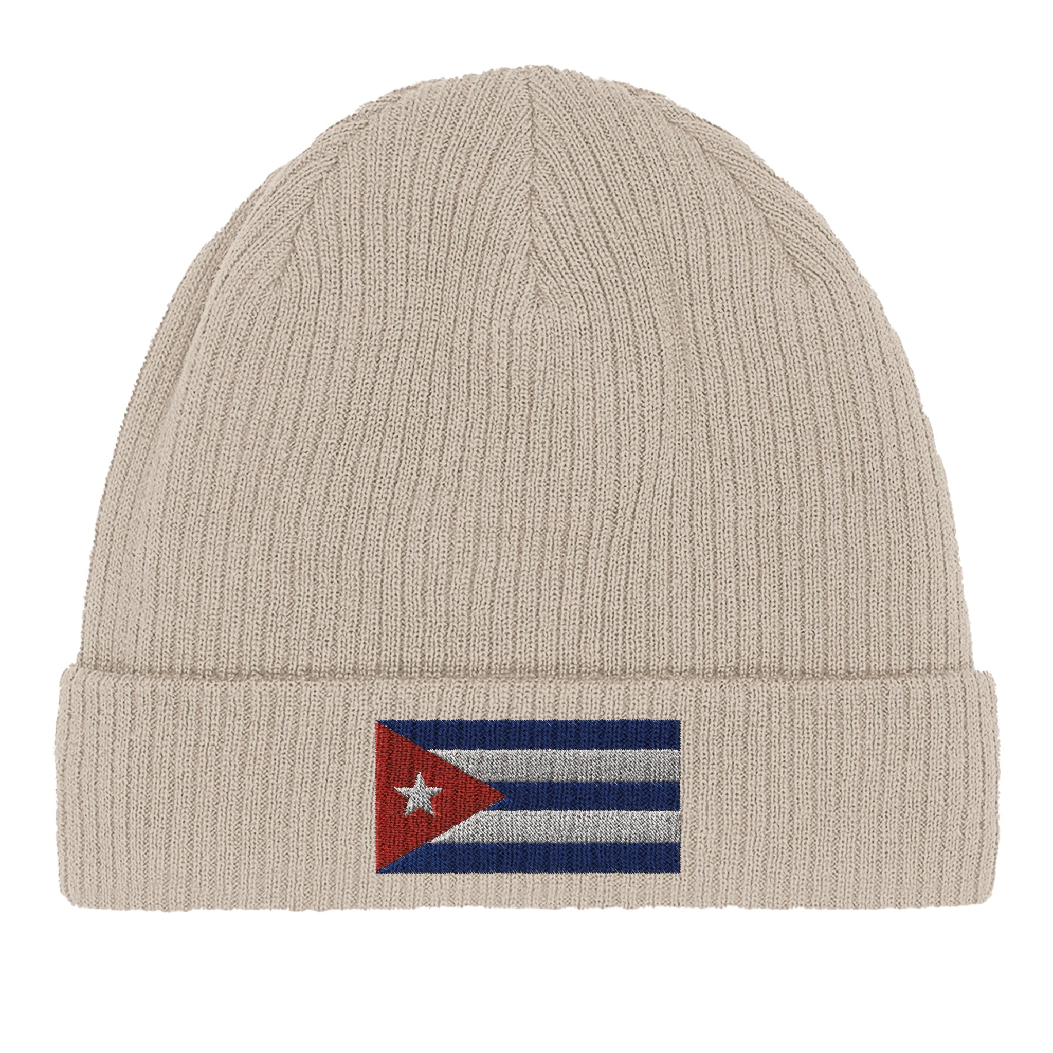 Bonnet en coton Drapeau de Cuba, fabriqué en coton biologique, léger et respirant, idéal pour un style décontracté.