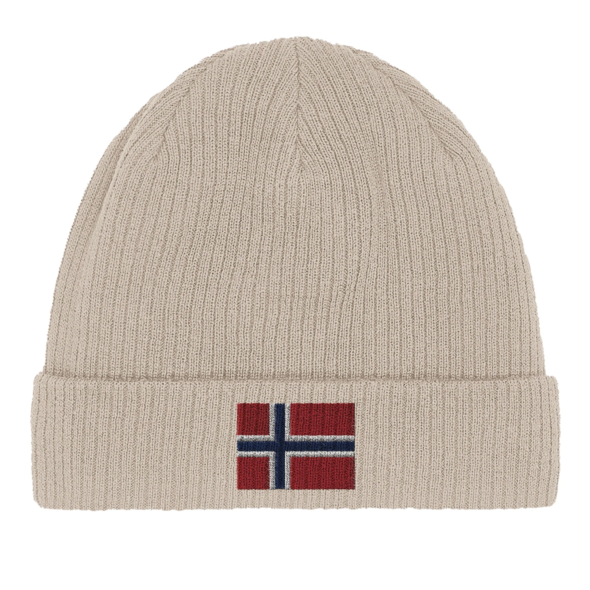 Bonnet en coton biologique avec le Drapeau de la Norvège, doux et confortable, idéal pour toutes les occasions.