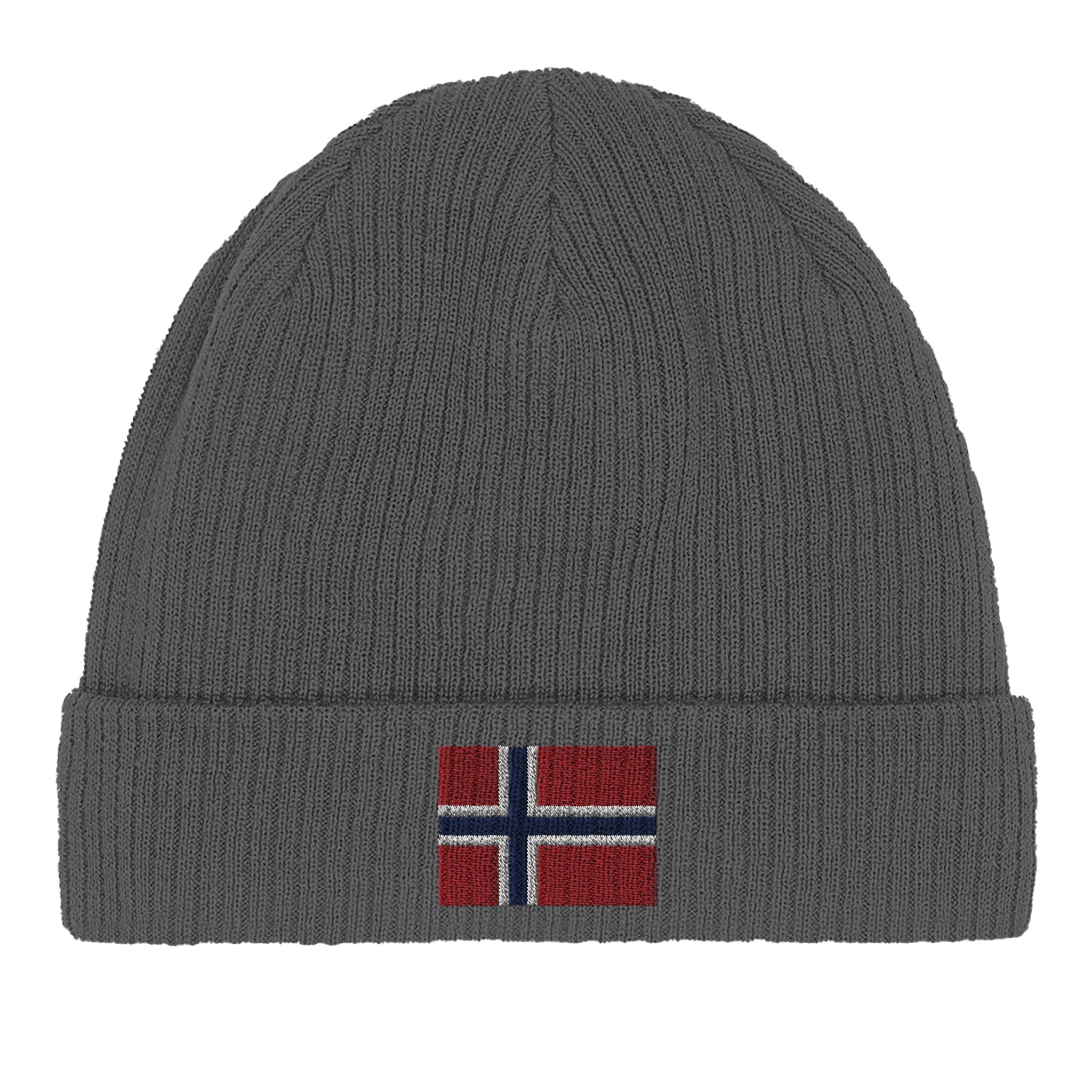 Bonnet en coton biologique avec le Drapeau de la Norvège, doux et confortable, idéal pour toutes les occasions.