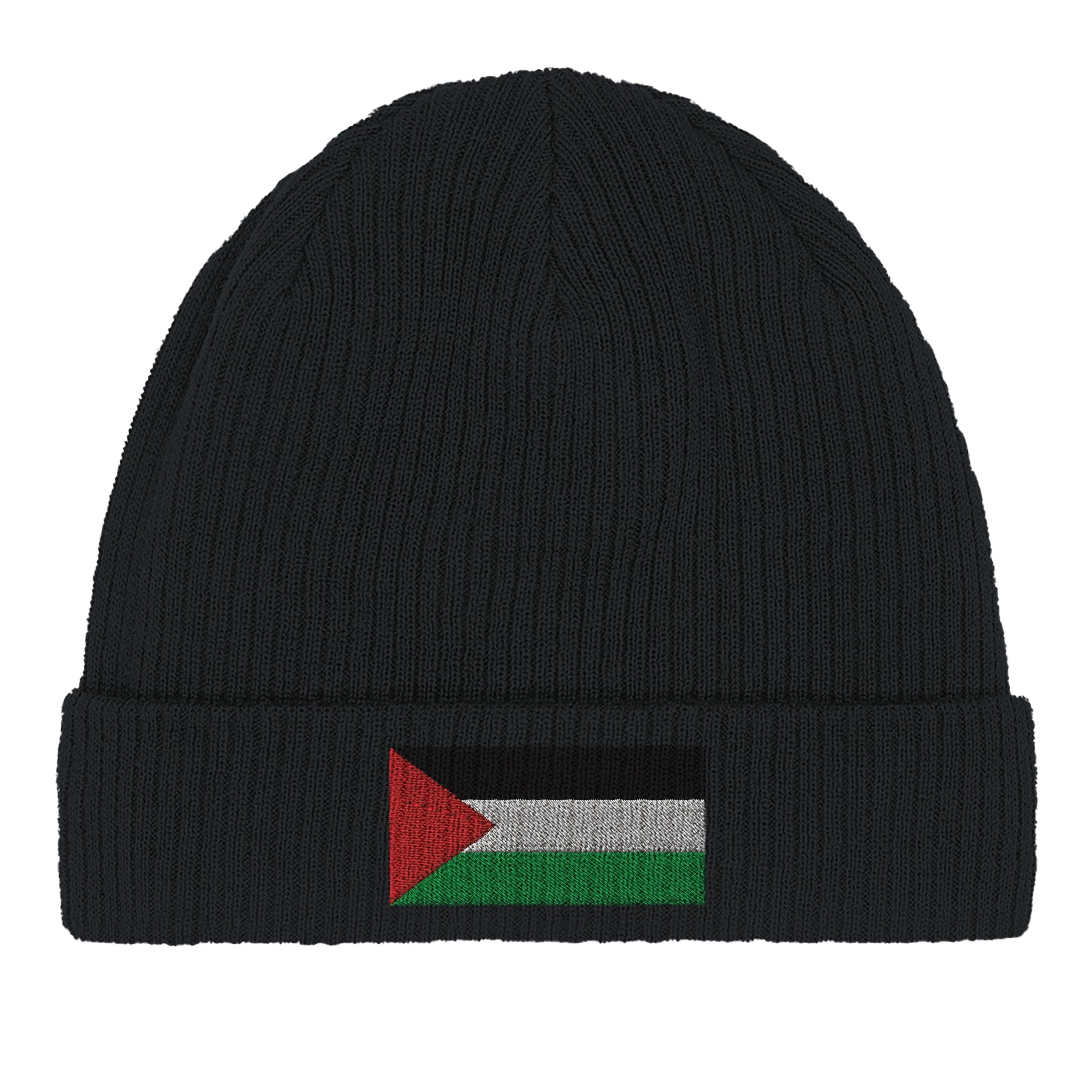 Bonnet en coton biologique avec le Drapeau de la Palestine, léger et confortable, parfait pour un usage quotidien.