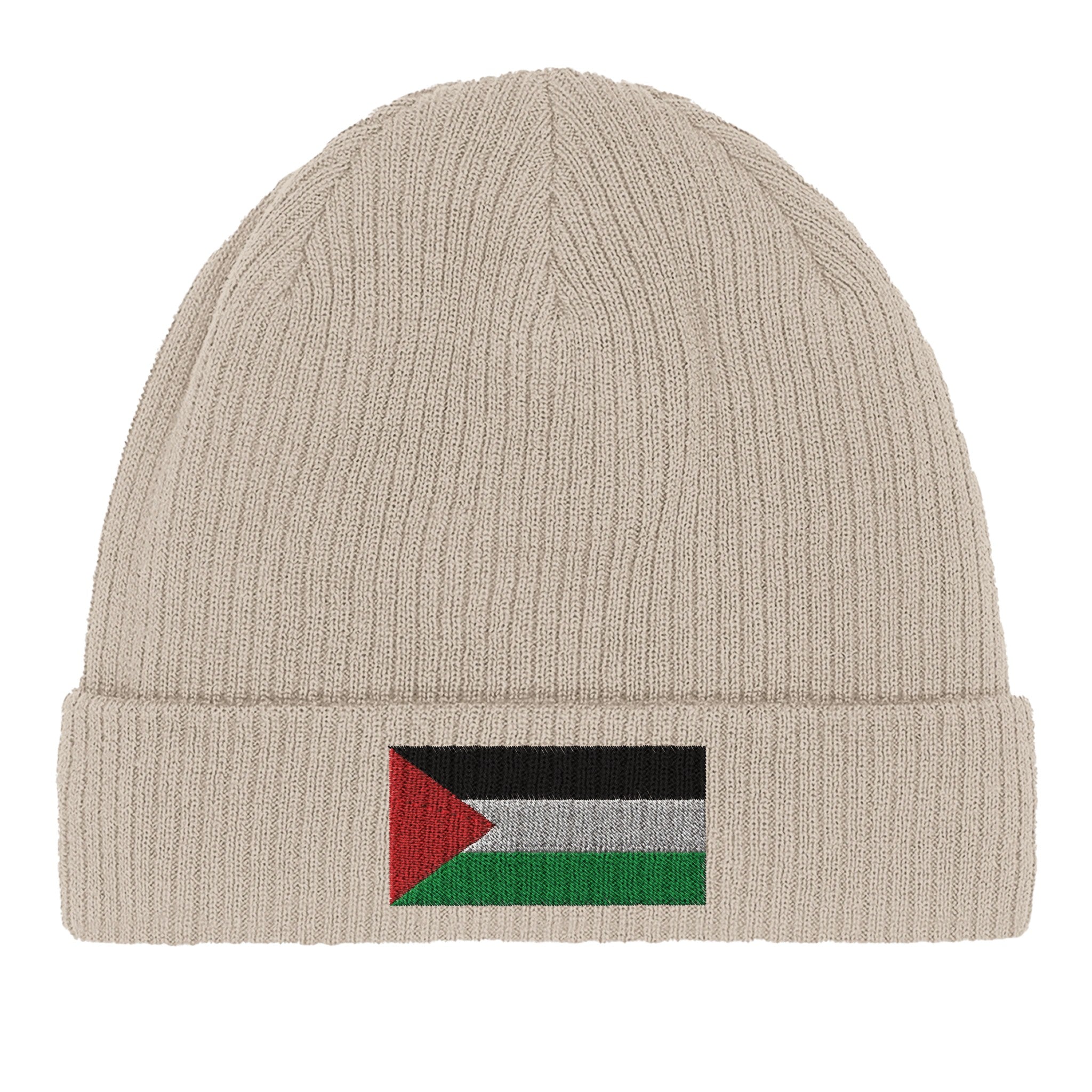 Bonnet en coton biologique avec le Drapeau de la Palestine, léger et confortable, parfait pour un usage quotidien.