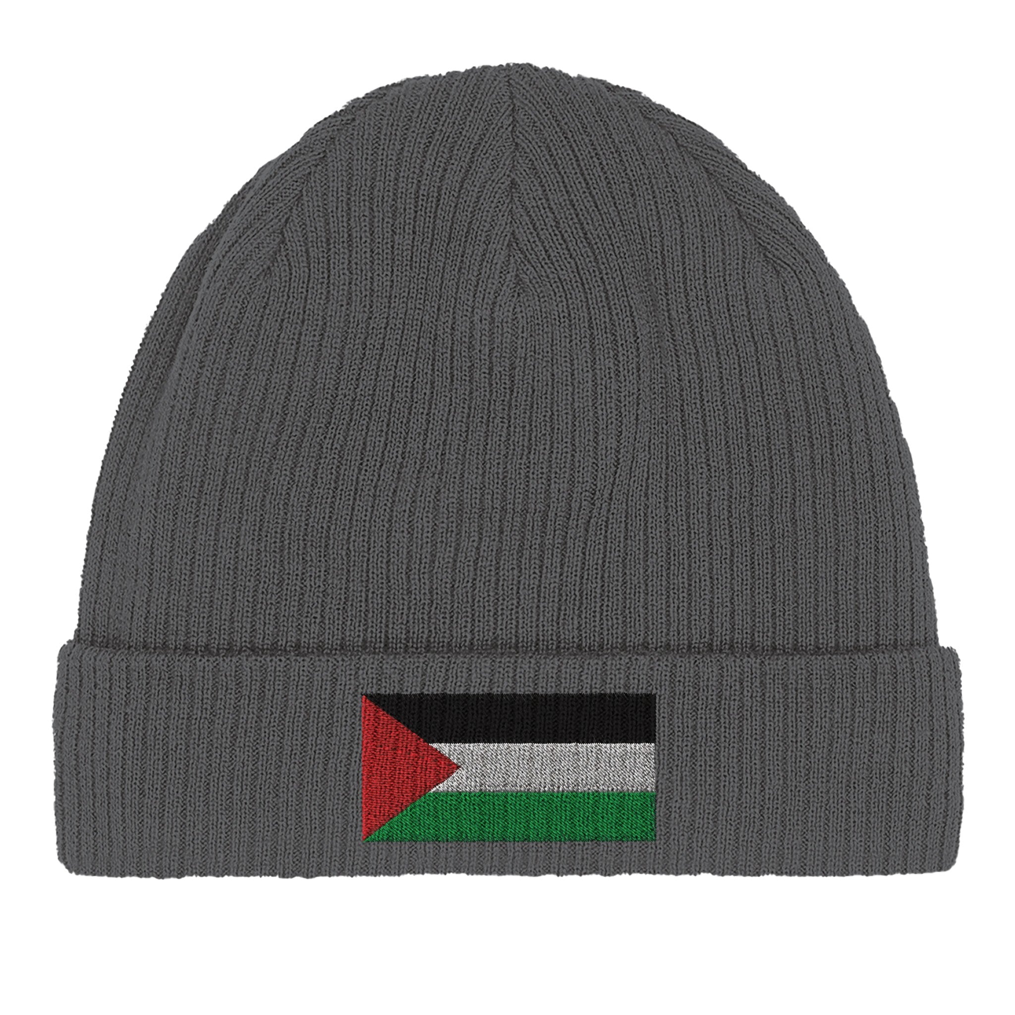 Bonnet en coton biologique avec le Drapeau de la Palestine, léger et confortable, parfait pour un usage quotidien.