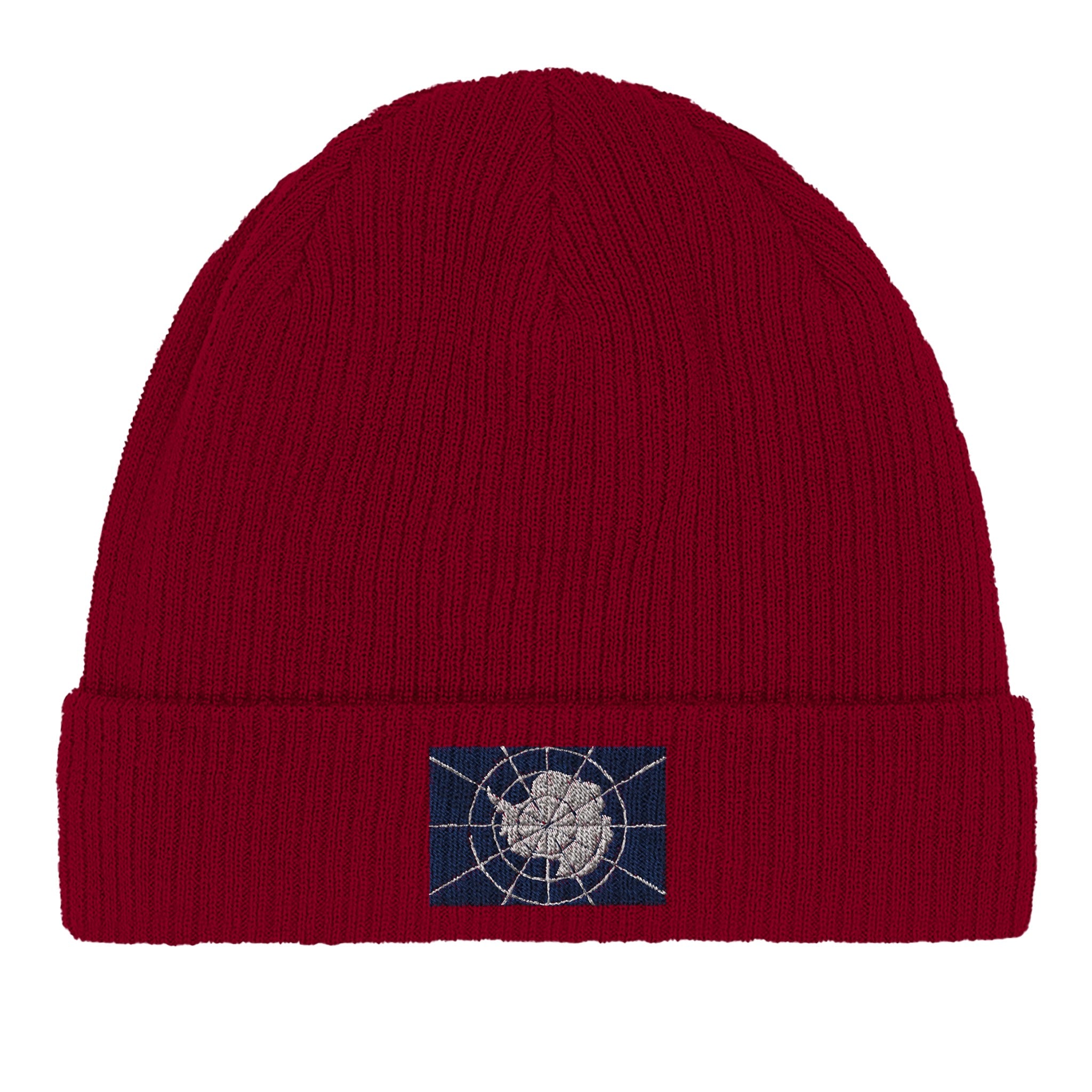 Bonnet en coton biologique avec le drapeau de l'Antarctique, léger et confortable, idéal pour toutes les occasions.