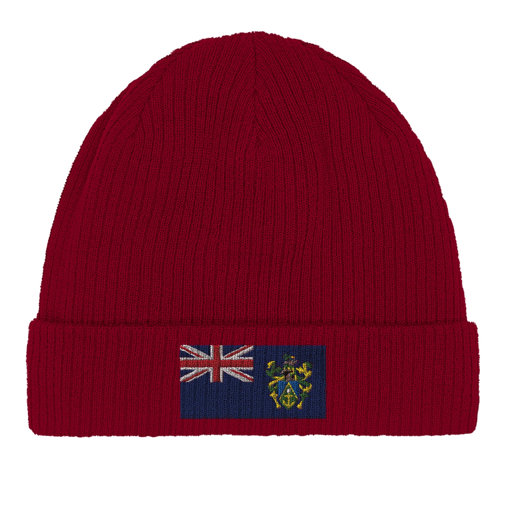 Bonnet en coton biologique avec le Drapeau des îles Pitcairn, léger et confortable, idéal pour toutes les occasions.