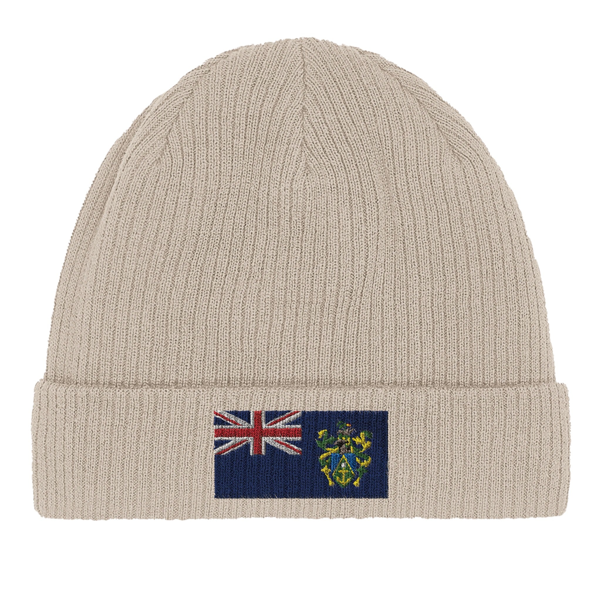 Bonnet en coton biologique avec le Drapeau des îles Pitcairn, léger et confortable, idéal pour toutes les occasions.