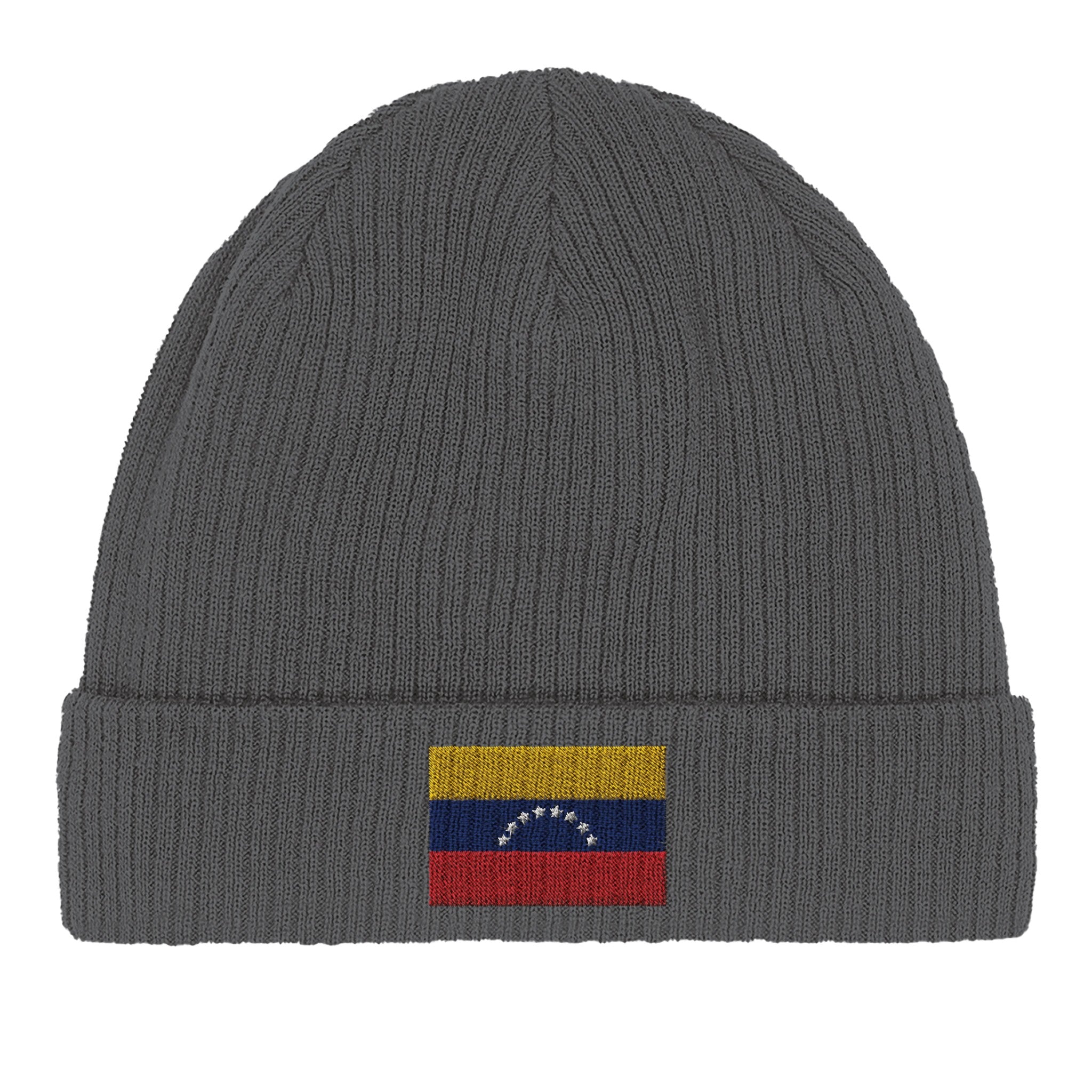 Bonnet en coton biologique avec le drapeau du Venezuela, léger et confortable, parfait pour toutes les occasions.