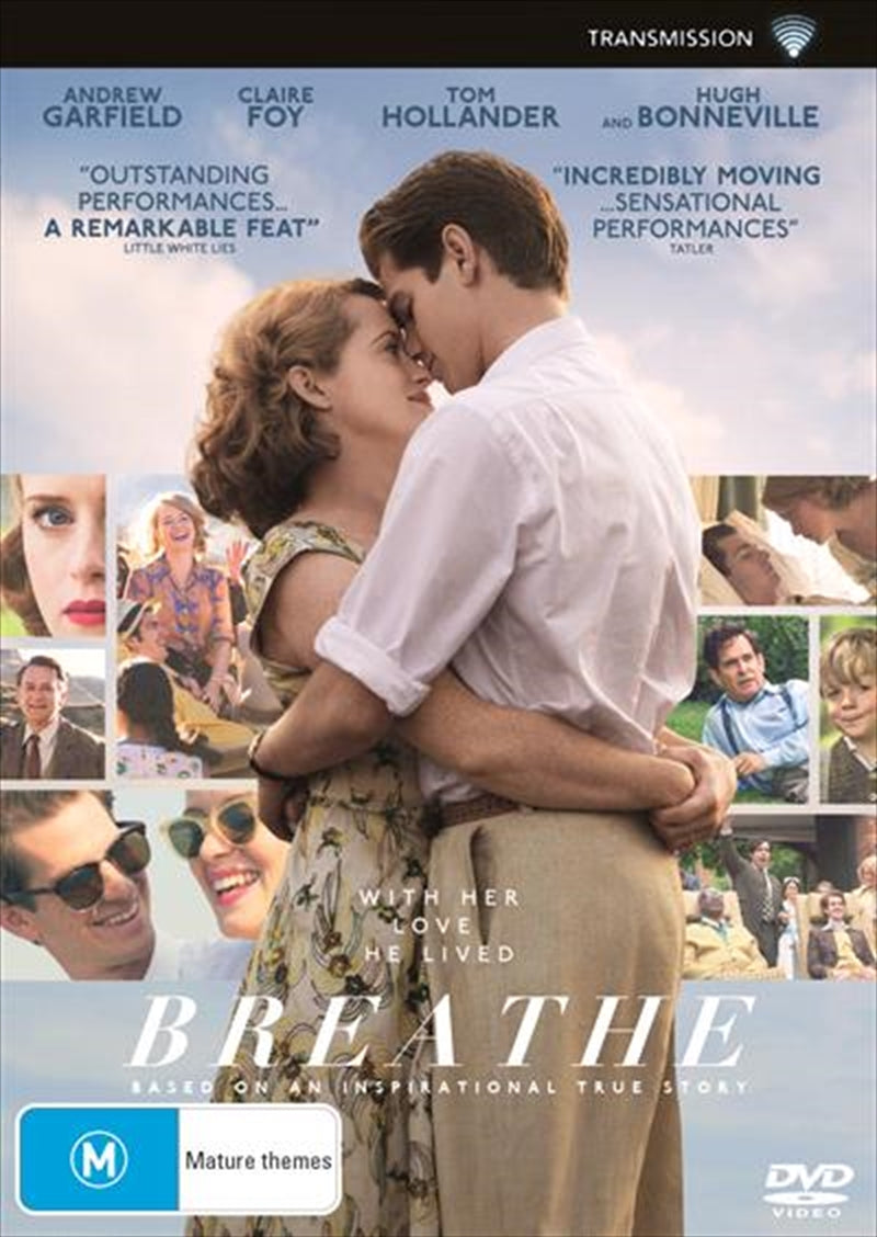 Breathe DVD cover featuring Robin and Diana Cavendish, showcasing their love and resilience.