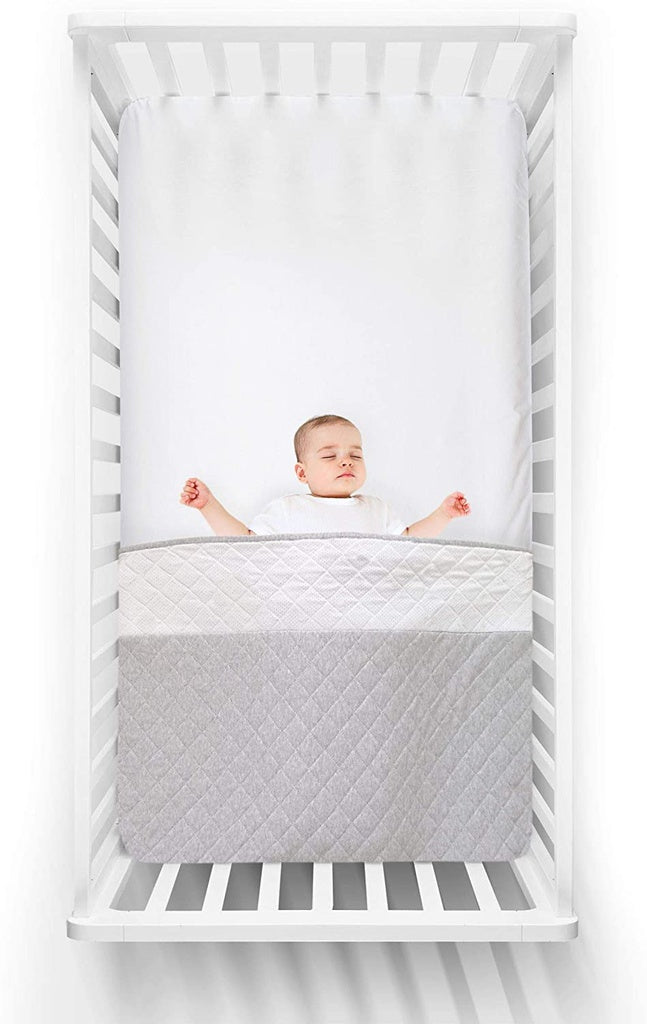 Bubba Blue Breath Easy 1.0 Tog Large Cot sleep pouch in soft cotton, designed for safe infant sleep.