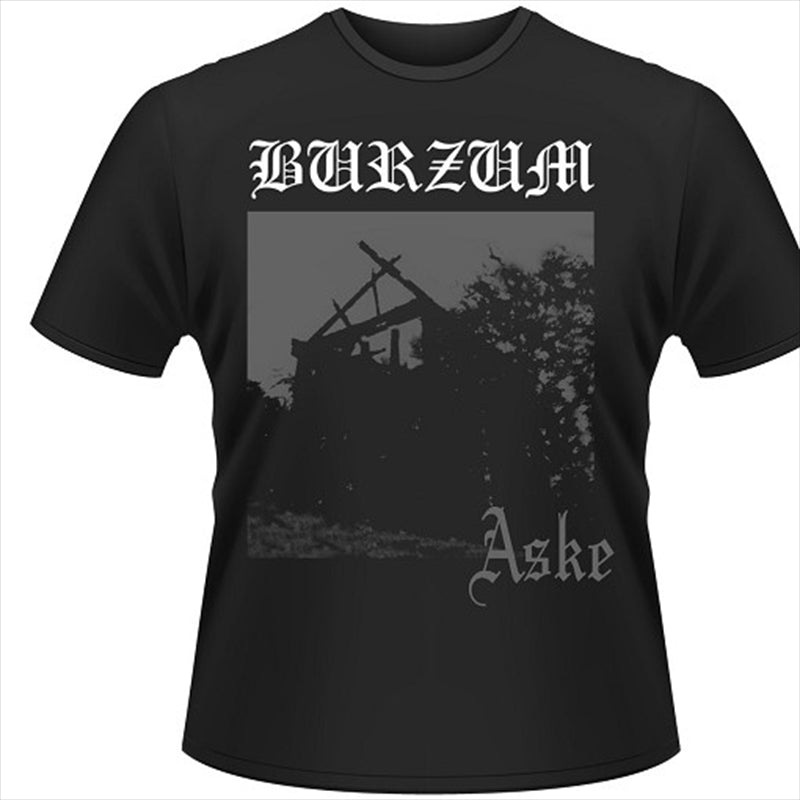 Burzum Aske Unisex XX-Large T-shirt featuring a bold graphic design.