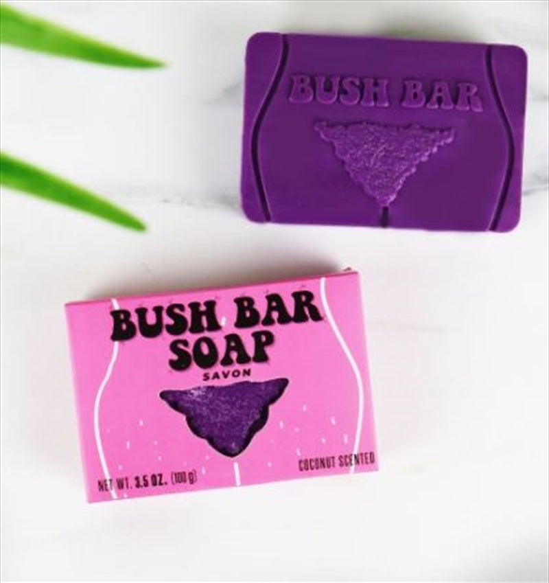 Bush Bar Soap in a vibrant packaging, celebrating body hair with a refreshing scent.