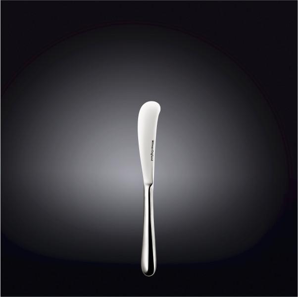 WILMAX Butter Knife 6.75 inches made of high polish stainless steel, showcasing its elegant design and smooth texture.